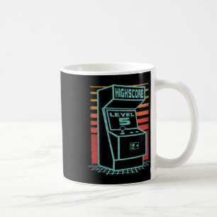 Geburtstag 5 Jahre alter Retro-Gamer-Level entsper Kaffeetasse