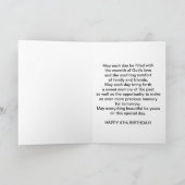 Geburtstag, 67., Religious, Butterfly Karte (Innenseite)