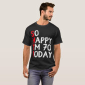 Geburtstag 70 Jahre T-Shirt (Vorne ganz)