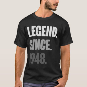 Geburtstag 75. Dekoration 75 Jahre alt Vintag 19 T-Shirt