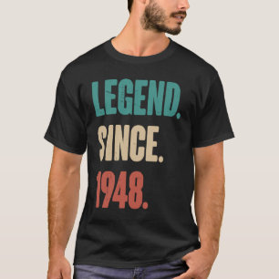 Geburtstag 75. Dekoration 75 Jahre alt Vintag 19 T-Shirt