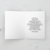 Geburtstag, 80., Gorilla auf Desk Karte (Innenseite)