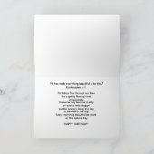 Geburtstag, 80., tropischer Wasserfall, wild leben Karte (Innenseite)