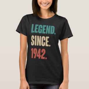 Geburtstag 81. Dekoration 81 Jahre Vintag 19 T-Shirt