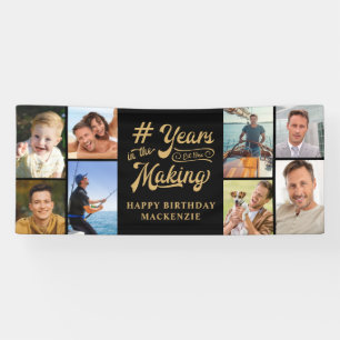 Geburtstag 8 Fotomaterial Jahre in der Herstellung Banner