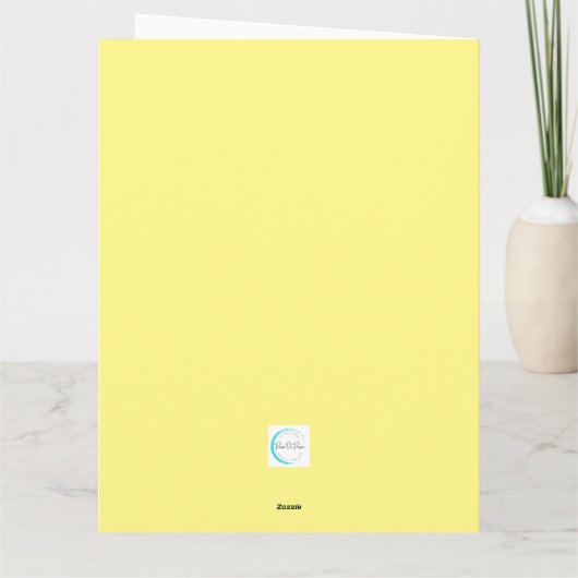 GEBURTSTAG 8 Fotos personalisieren Faltkarte Karte (Rückseite)