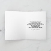 Geburtstag, 90., religiös, Gebirgswasserfall Karte (Innenseite)