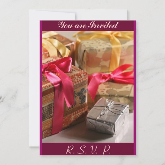 Geburtstag, Abschluss Einladung (Vorderseite)