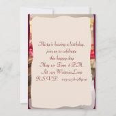 Geburtstag, Abschluss Einladung (Rückseite)