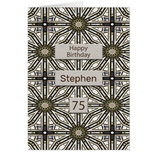 Geburtstag Abstrakt Mandala Design (Vorne)