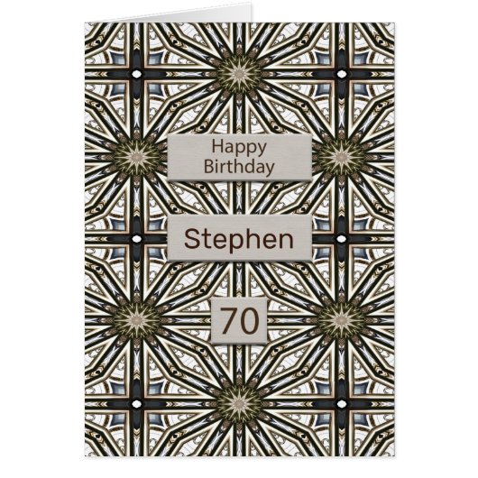 Geburtstag Abstrakt Mandala Design (Vorne)