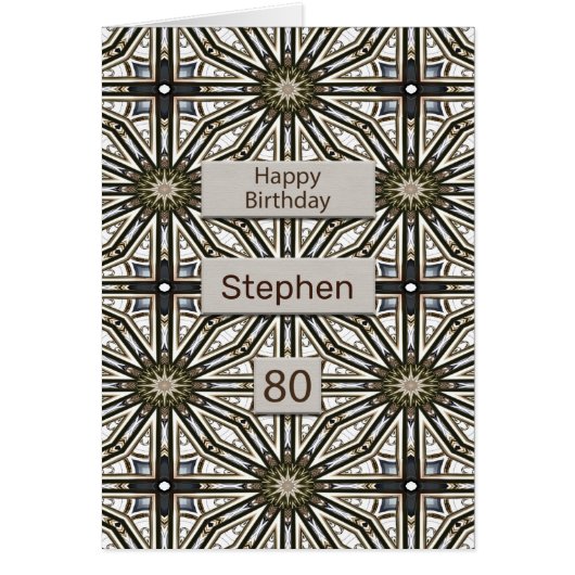 Geburtstag Abstrakt Mandala Design (Vorne)