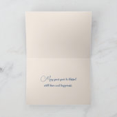 Geburtstag Abstrakte Dogwood-Blume Karte (Innenseite)