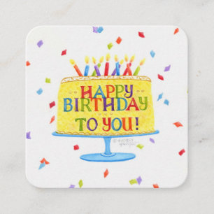 Geburtstag Alles Gute zum Geburtstag für Sie Torte Begleitkarte