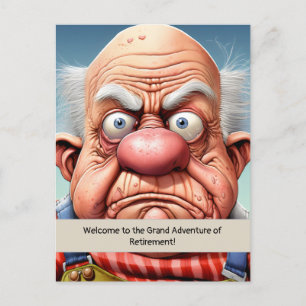 Geburtstag als humorvoller Meilenstein zum Ruhesta Postkarte