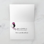 Geburtstag-alte Scheune und Silo mit Vollmond Karte (Innenseite)