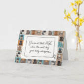 Geburtstag ältere Spaß Cat Quilt Karte (Gelbe Blume)