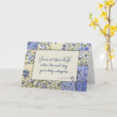 Geburtstag Ältere Spaß Quilt und Nadel Karte (Gelbe Blume)