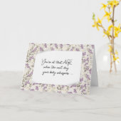 Geburtstag Altes Spaß Lavender Blume Karte (Gelbe Blume)