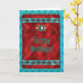 Geburtstag - amerikanischer Ureinwohner - Karte (Gelbe Blume)