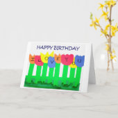 GEBURTSTAG AN DEN, DER MIR FREUDE BRINGT! KARTE (Gelbe Blume)