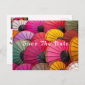 Geburtstag Ankündigung Datum freihalten Postkarte (Vorne/Hinten)