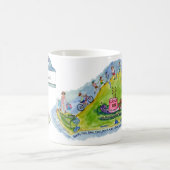 Geburtstag auf dem Weinberg! Kaffeetasse (Mittel)