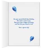 Geburtstag auf der World Balloons Card des Earth D (Innen (Rechts))