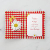 Geburtstag auf feiertagskarte (Innenseite)