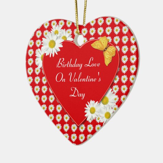 Geburtstag auf keramikornament (Links)