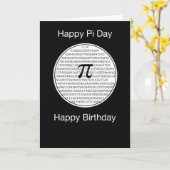 Geburtstag auf PU-Tageskreis Karte (Gelbe Blume)