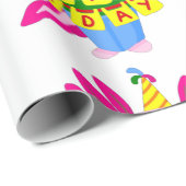 Geburtstag Axolotl Geschenkpapier (Rolleneckpunkt)