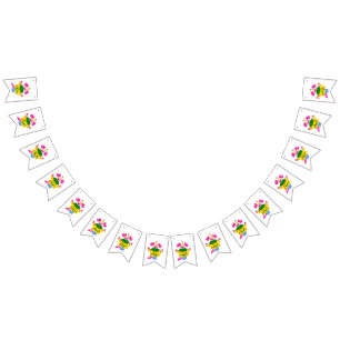 Geburtstag Axolotl Wimpelkette