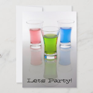 Geburtstag / Bachelor Party Einladung