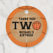 Geburtstag, Basketball Geschenkanhänger (Rückseite)