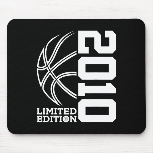 Geburtstag Basketball Limited Edition 2010 Mousepad (Vorne)
