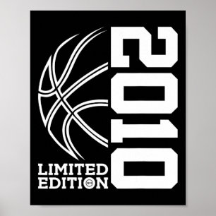 Geburtstag Basketball Limited Edition 2010 Poster
