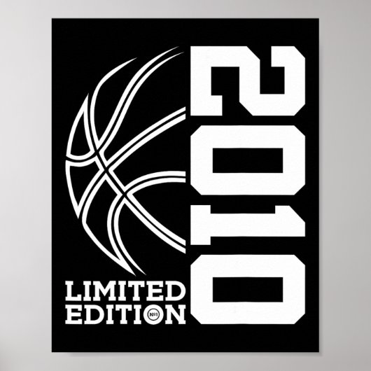 Geburtstag Basketball Limited Edition 2010 Poster (Vorne)
