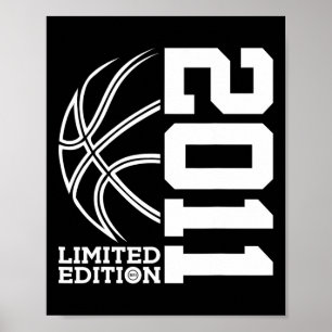 Geburtstag Basketball Limited Edition 2011 Poster