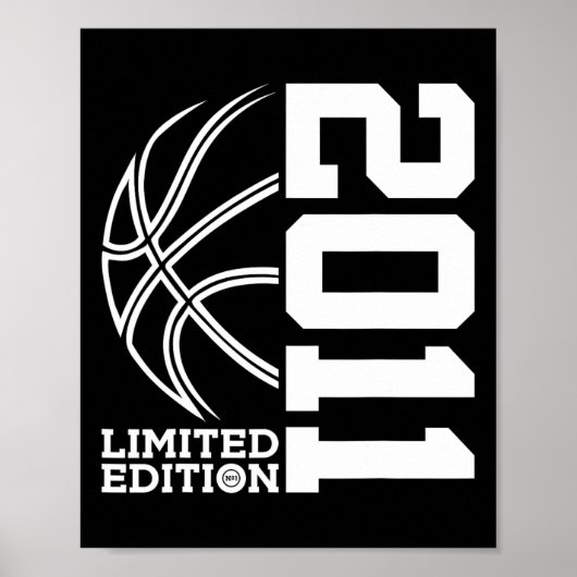 Geburtstag Basketball Limited Edition 2011 Poster (Vorne)