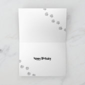 Geburtstag Basset Hound Karte (Innenseite)