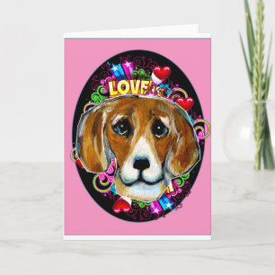 GEBURTSTAG BEAGLE KARTE