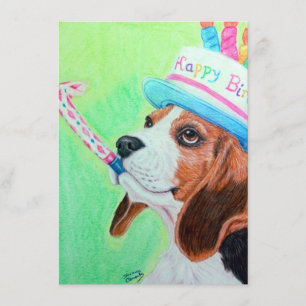 Geburtstag Beagle Karte