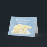 Geburtstag Beary spezielle Geburtstags-Eisbären Karte<br><div class="desc">Fertigen Sie Beary spezielle Geburtstags-Eisbären für Schwiegersohn besonders an</div>