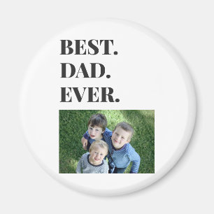 Geburtstag Bester Vater je Kind Foto Magnet