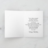 GEBURTSTAG - BETRÄGE - FUCHSIA ORCHIDEN KARTE (Innenseite)