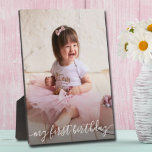 Geburtstag Bilderrahmen erleichtern Rücken Framele Fotoplatte<br><div class="desc">Tabletop-Plakette mit eingebautem Aasel bietet Ihnen Ihr Lieblings-Foto und jeden Text, der direkt auf die Platte gelegt wird, um ein atemberaubend knuspriges Bild mit einer leicht wischbaren, sauberen Oberfläche zu erhalten. Gut als Geschenk oder um Ihr Lieblings-Foto in Ihrer Zuhause anzuzeigen. TIPP: Wenn Sie die quadratische Plaque verwenden, schneiden Sie...</div>