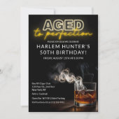 Geburtstag bis Vollkommenheit trinken Einladung (Vorderseite)