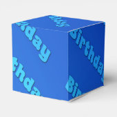 Geburtstag (blau) geschenkschachtel (Rückseite)