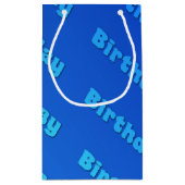 Geburtstag (blau) kleine geschenktüte (Rückseite)